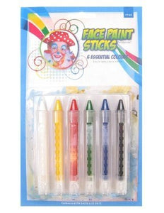 PartyXplosion Schminkstiften 6 x 8 gram