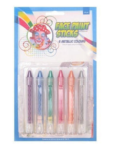 PartyXplosion Schminkstiften metallic kleuren