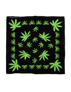 PartyXplosion Zakdoek wietblad 56 x 56 cm.