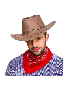 Wicked Costumes Cowboy bandana Willem rood
