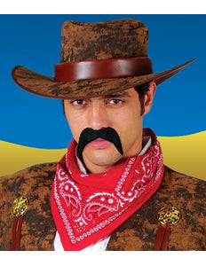 Wicked Costumes Cowboy snor zwart