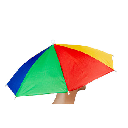 Wicked Costumes Hoofdparaplu kleurrijk