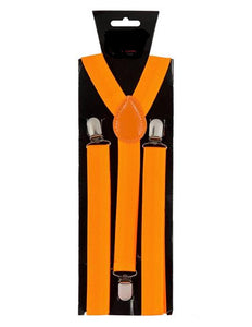 Wicked Costumes Neon oranje bretels verstelbaar