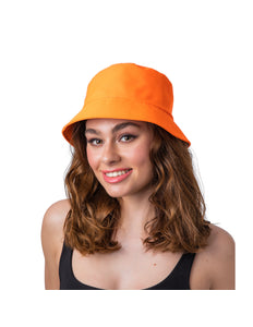 Wicked Costumes Neon oranje vissershoed