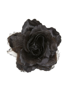 Widmann SRL Zwarte roos haarclip