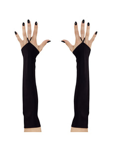 Widmann SRL Zwarte vingerloze handschoenen