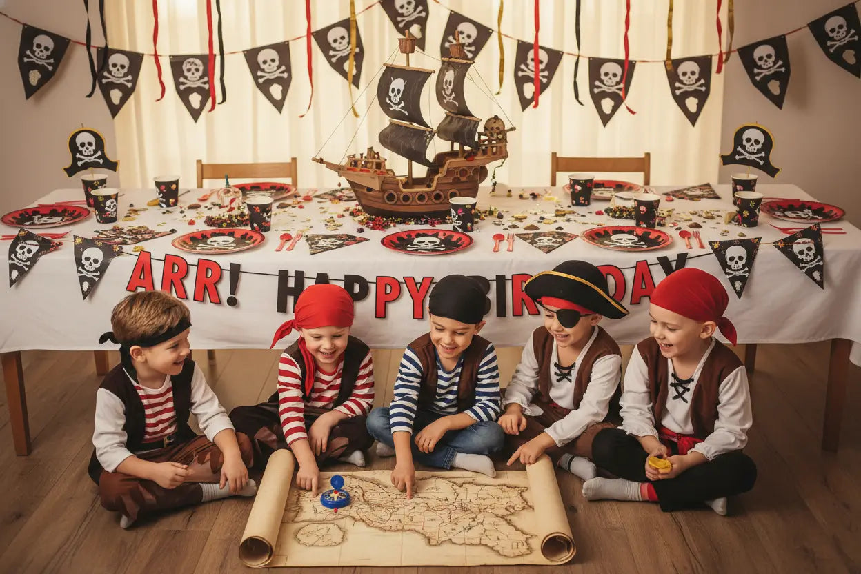 Piratenfeestje voor kinderen organiseren, wij helpen je