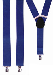 Blaue Hosenträger