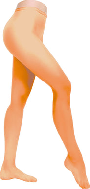 Orangefarbene Strumpfhose