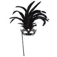 Maske auf einem Stock