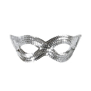 Silberne Maske