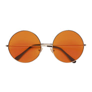 Orangefarbene Brille