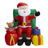 Aufblasbarer Weihnachtsmann