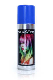 Blaues Haarspray