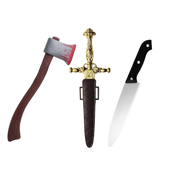 Dolche, Äxte und Messer