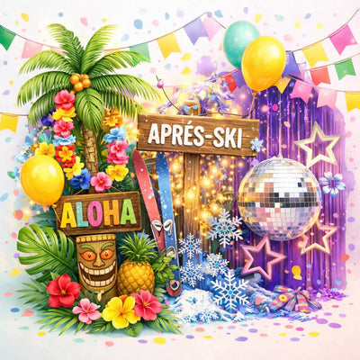 Feestversiering op thema