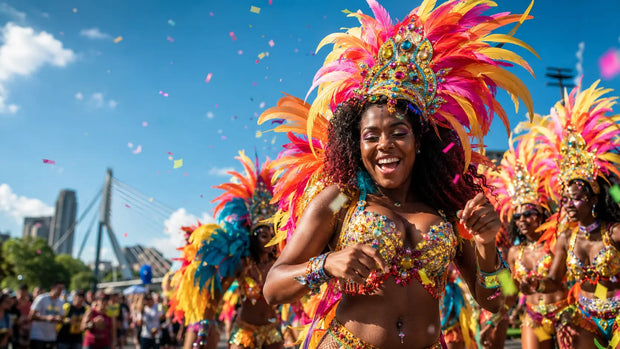 Zomercarnaval Rotterdam kostuum - tropische neon verkleedkleding