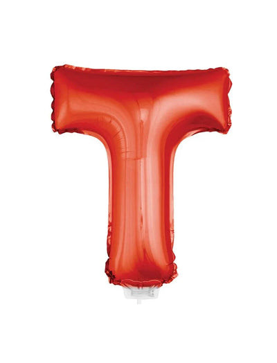 Rode letter ballon groot