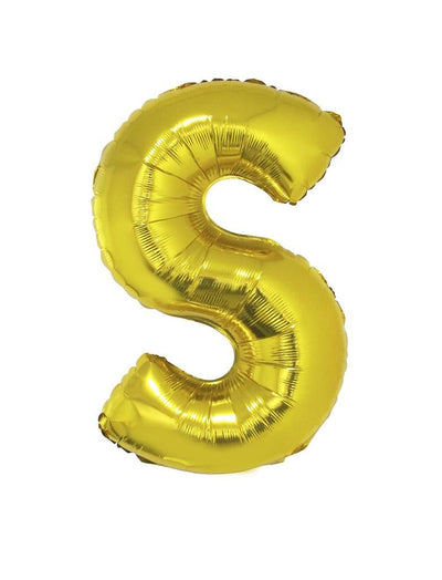 Gouden letter ballon klein