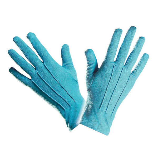 Blaue Handschuhe