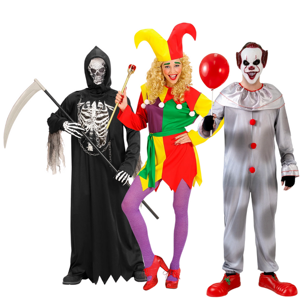 Clowns, Joker und der Sensenmann