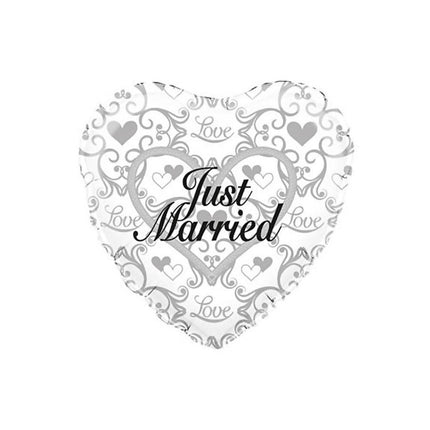 mooie-folie-ballon-hart-vorm-just-married-457cm
