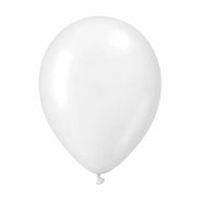 Weiße Luftballons