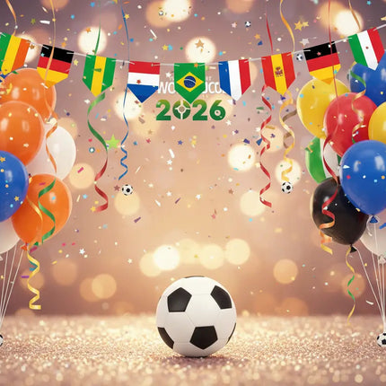 WK 2026 voetbal versiering