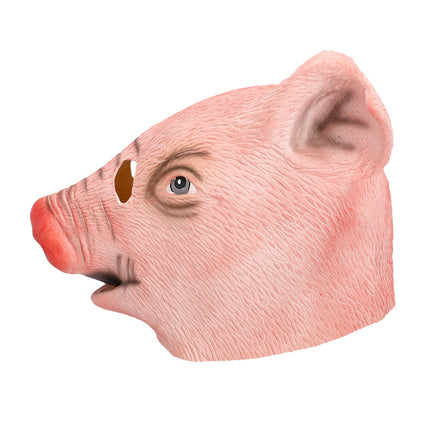 Latex hoofdmasker Varken — foto 3