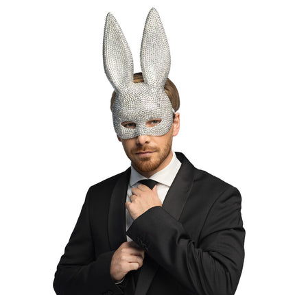 Halfmasker Bunny diamant — foto 2