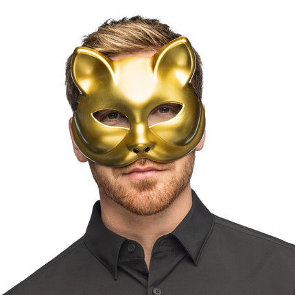 Halfmasker Kitty goud — foto 2