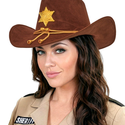 Cowboy hoed sheriff Texas ranger sfeerbeeld – verkleedkleding