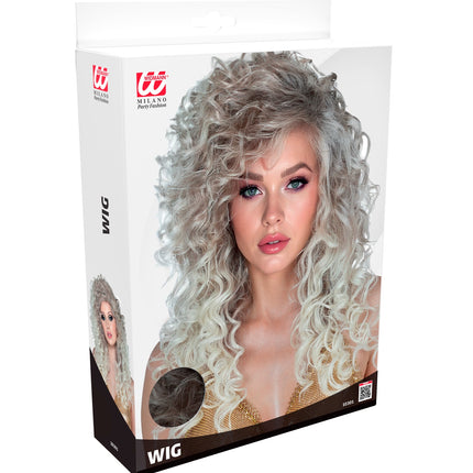 Pruik supercurls voor dames zijaanzicht – pruiken