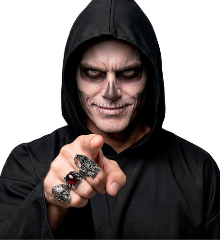 Ringen Halloween assorti 3 stijlen voor heren totaalbeeld – sieraden