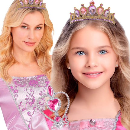 Prinsessen tiara achterkant – accessoires