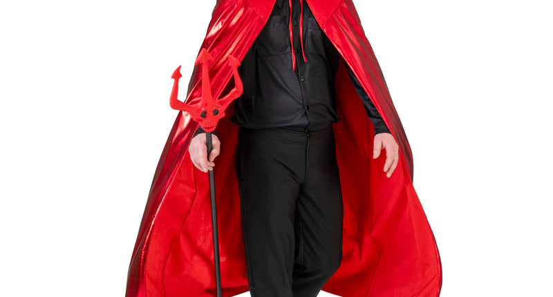 Duivel cape volwassenen rood