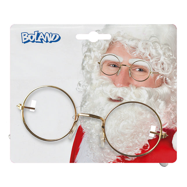 Bril goud montuur kerstman — foto 4