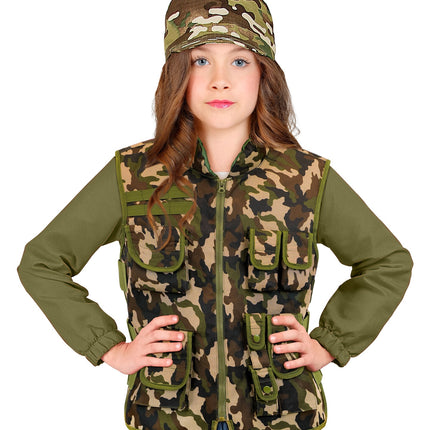 Militair camouflage vest kostuum Lynn kind — foto 5