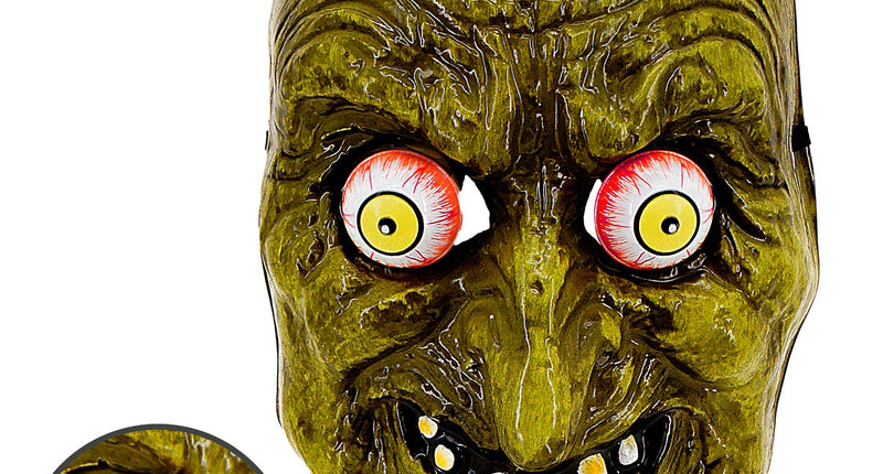 Masker met wiebelende ogen hek Sara