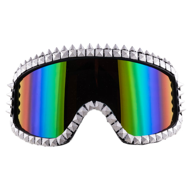 Ski bril met strass steentjes Zilver — foto 2