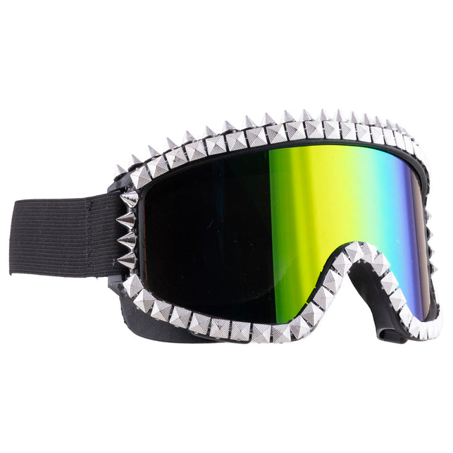 Ski bril met strass steentjes Zilver — foto 3
