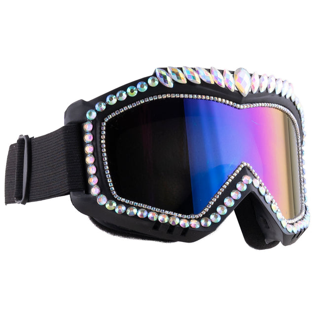 Ski bril met strass steentjes diamant — foto 3