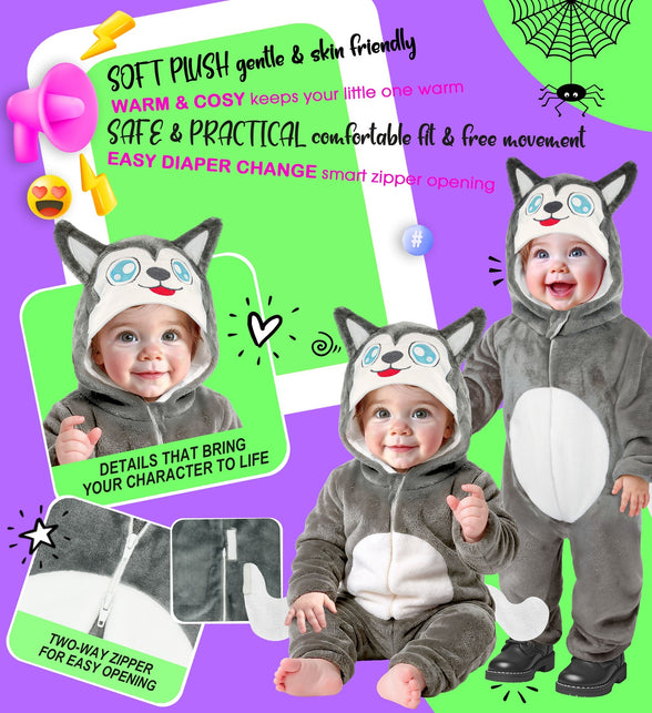 Husky pak pluche fluweel hond — foto 4
