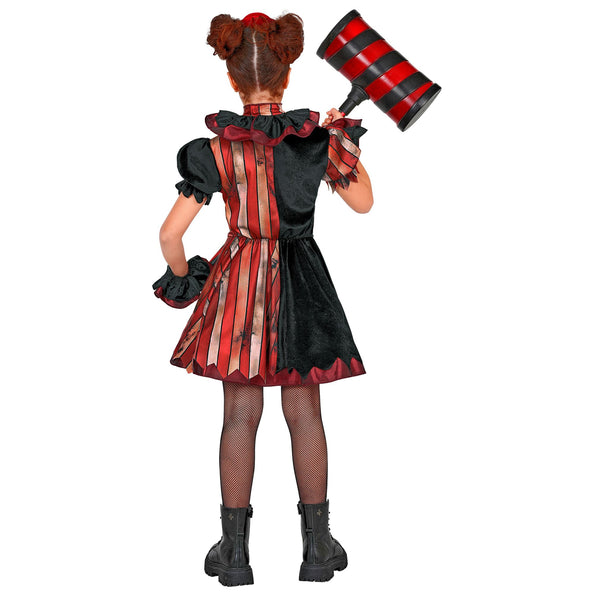 Gemene clownsjurk meisjes rood zwart 5-delig — foto 5