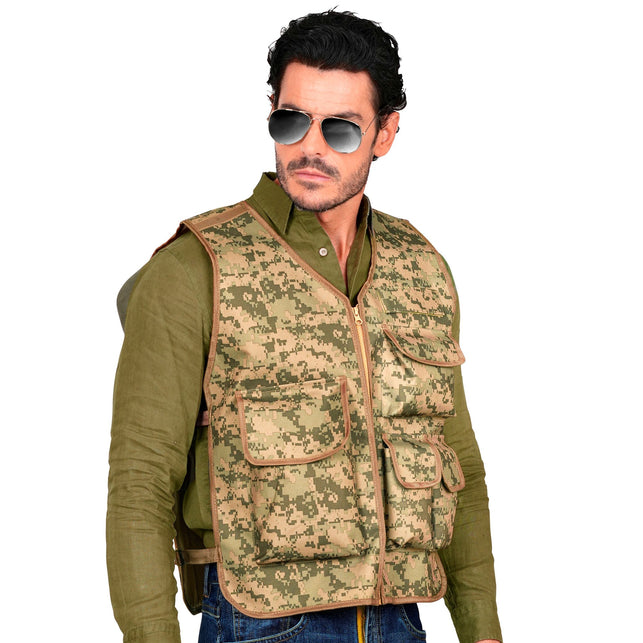 Camouflage tactisch gilet met zakken dames en heren — foto 4