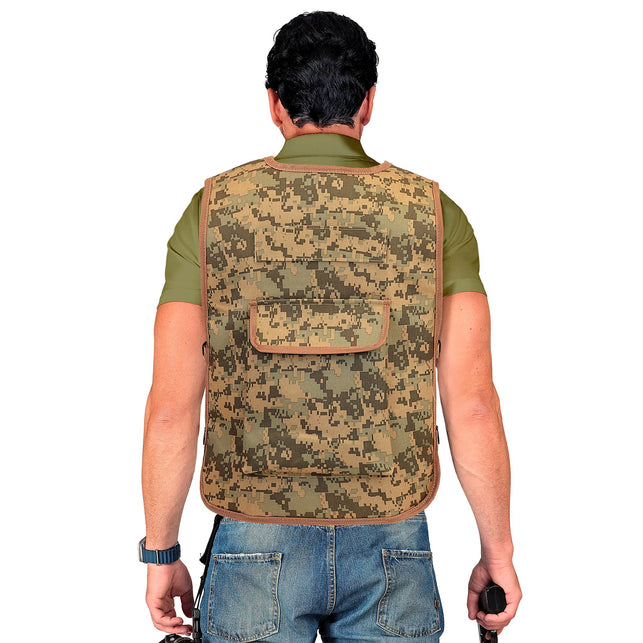 Camouflage tactisch gilet met zakken dames en heren — foto 6
