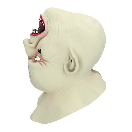Latex hoofdmasker Balthazar met omgedraaid gezicht heren — foto 3