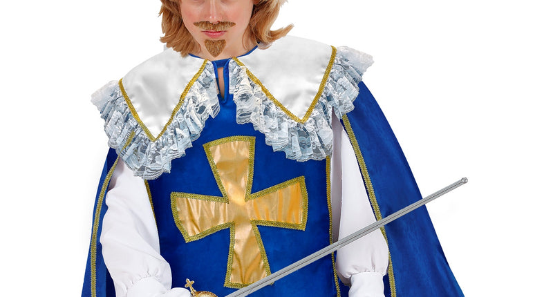 Musketier jas voor jongens vooraanzicht – kostuums