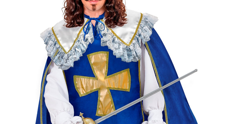 Musketier jas voor heren vooraanzicht – kostuums