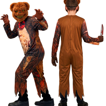 Zombie beer jumpsuit voor jongens detailopname – kostuums